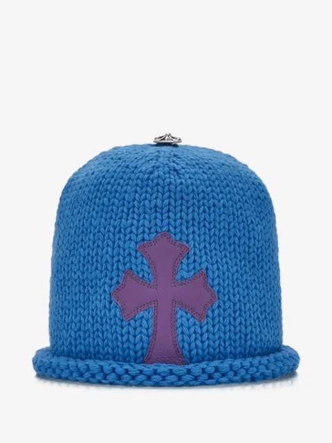 Chrome Hearts gorro con parche de cruz