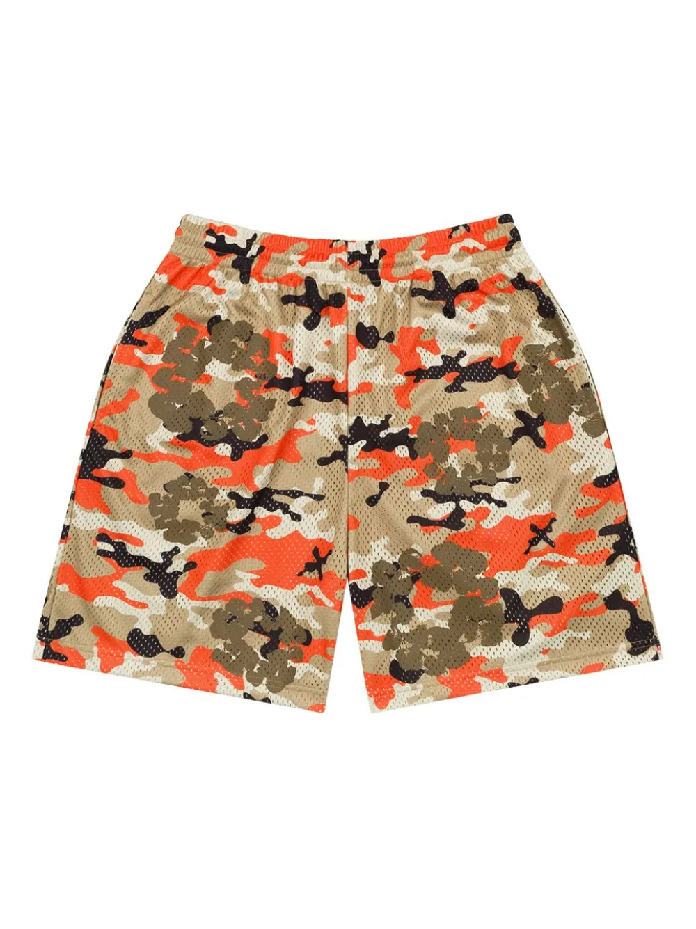 Denim Tears Shorts con stampa camouflage - Marrone