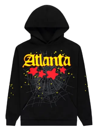SP5DER Atlanta スタープリント パーカー | ブラック | FARFETCH JP