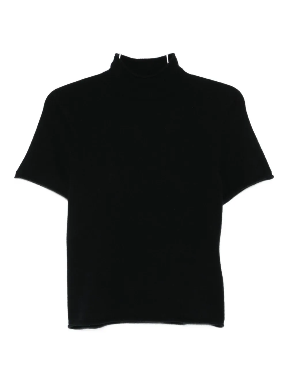 Drykorn Finia_2 High-neck Short-sleeves Sweater In Black