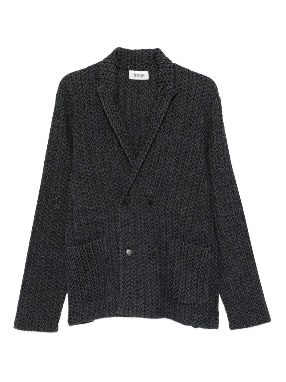 Drykorn Cardigan com abotoamento duplo | Cinza | Image 1