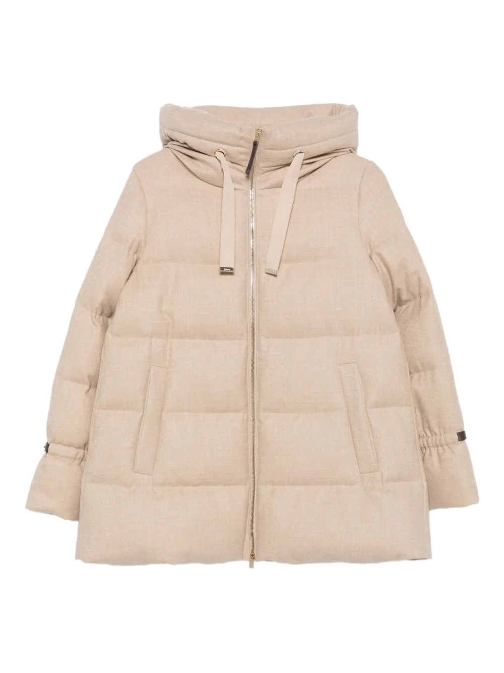 Herno quilted hooded coat | Neutrals | Image 1