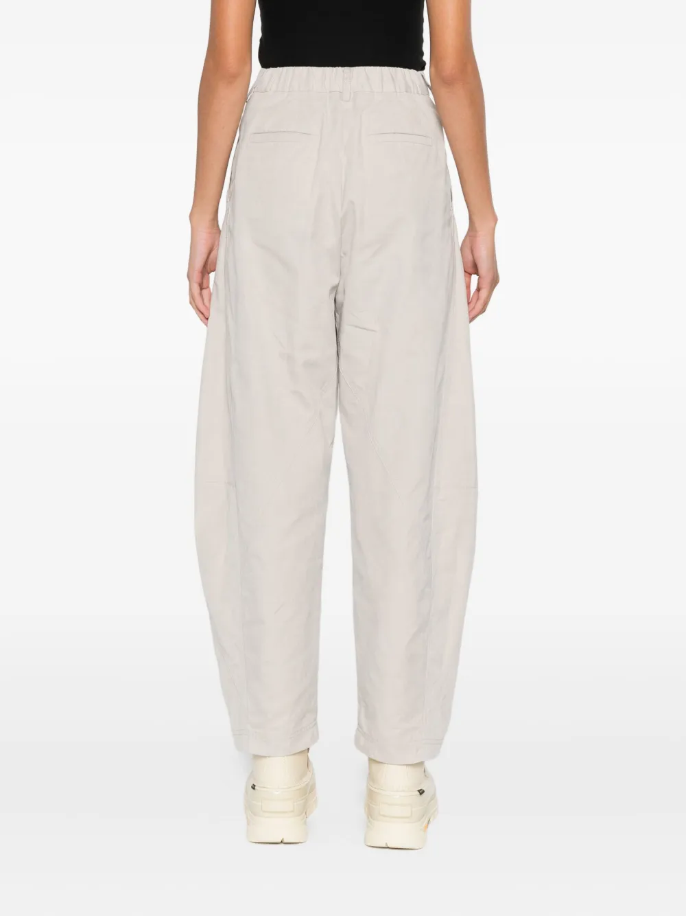 Herno Panelled Elasticated-waist Pants In White