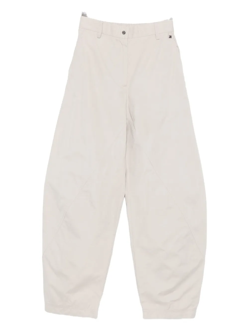 Herno Panelled Elasticated-waist Pants In White