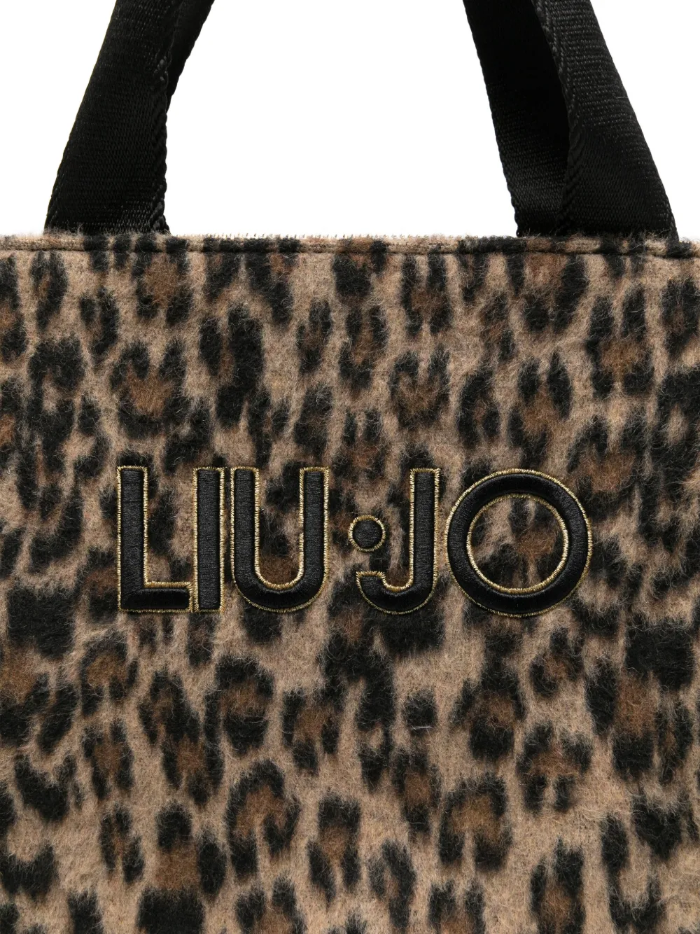Liu •jo Leopard-print Tote Bag In Brown