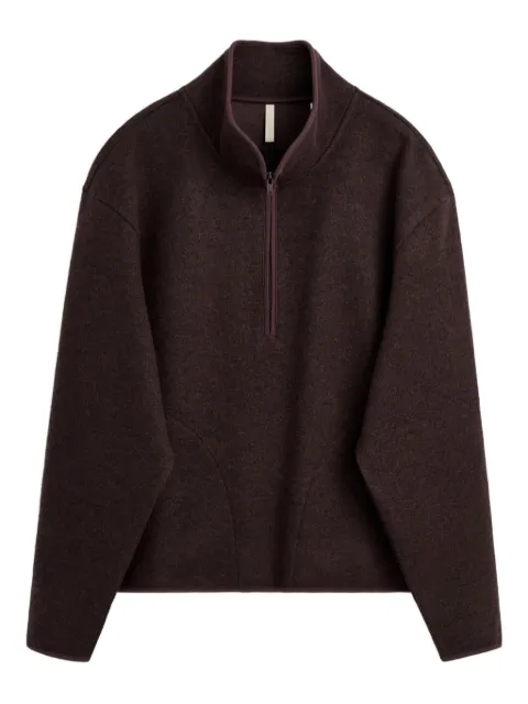Sunflower half-zip wool sweater