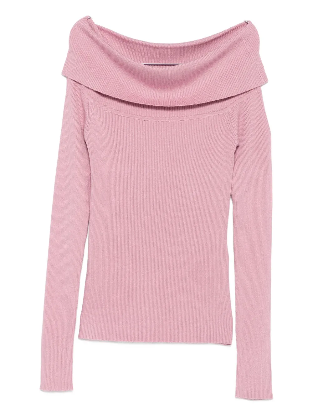 Liu •jo Ribbed Sweater In Pink