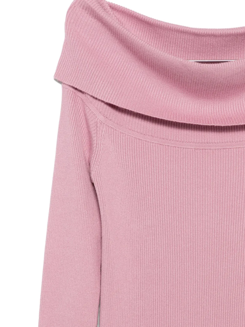 Liu •jo Ribbed Sweater In Pink
