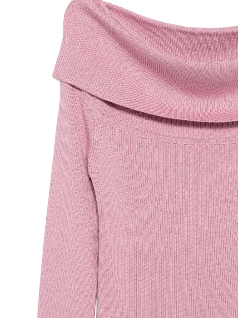 LIU JO Geribbelde sweater Roze
