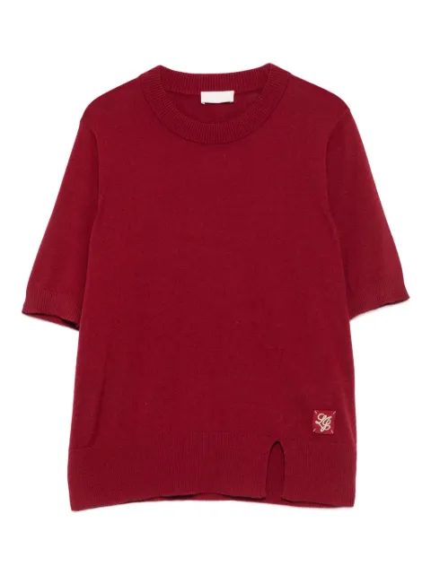 LIU JO logo-patch short-sleeve T-shirt