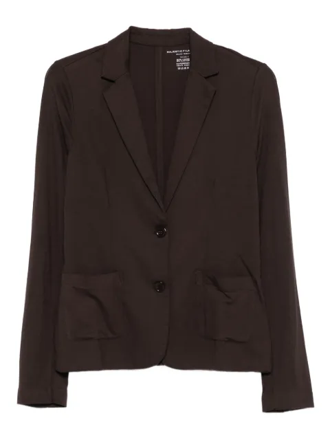 Majestic Filatures single-breasted fitted jacket