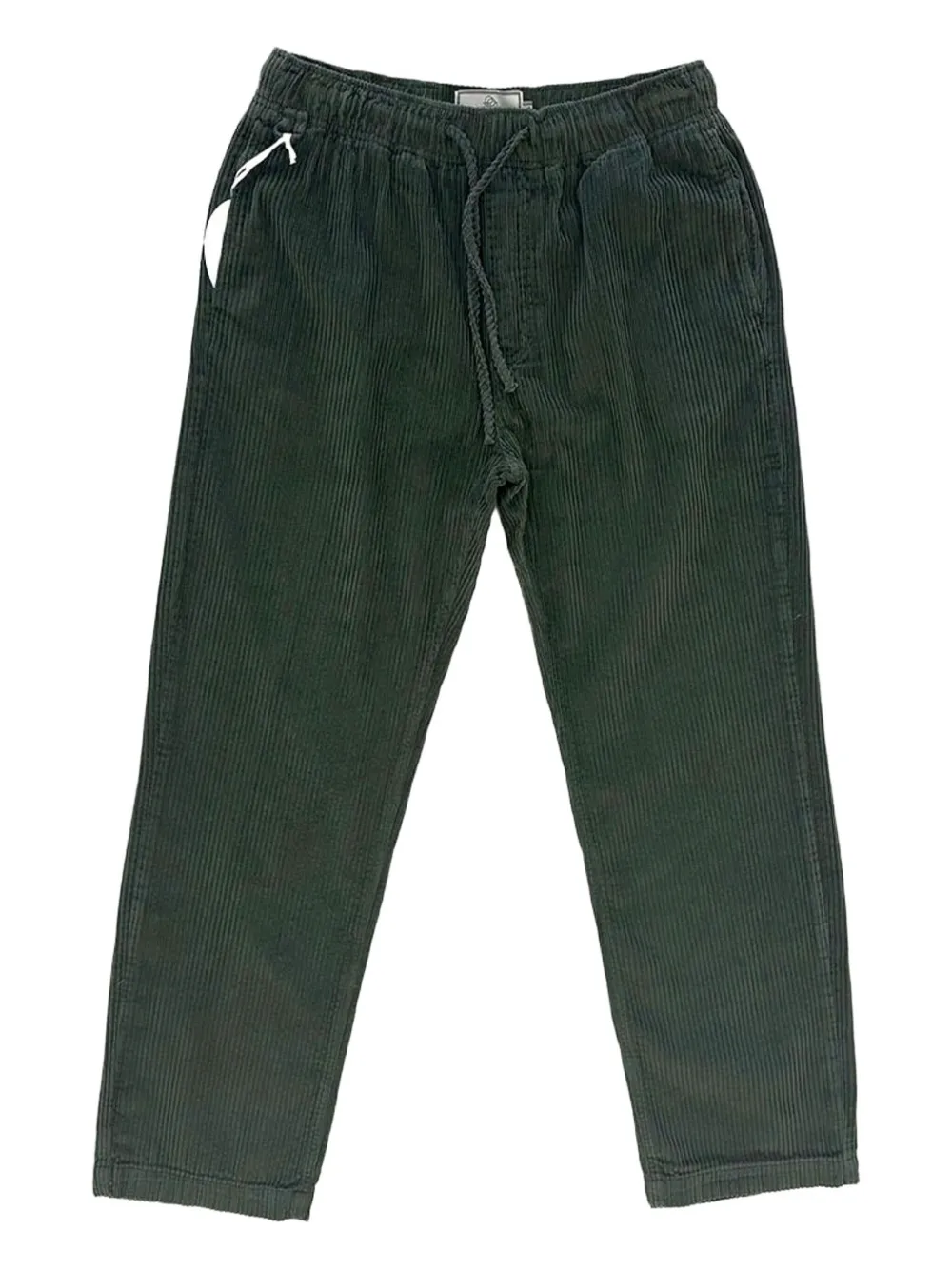 Maison Labiche Corduroy Drawstring Trousers In Green