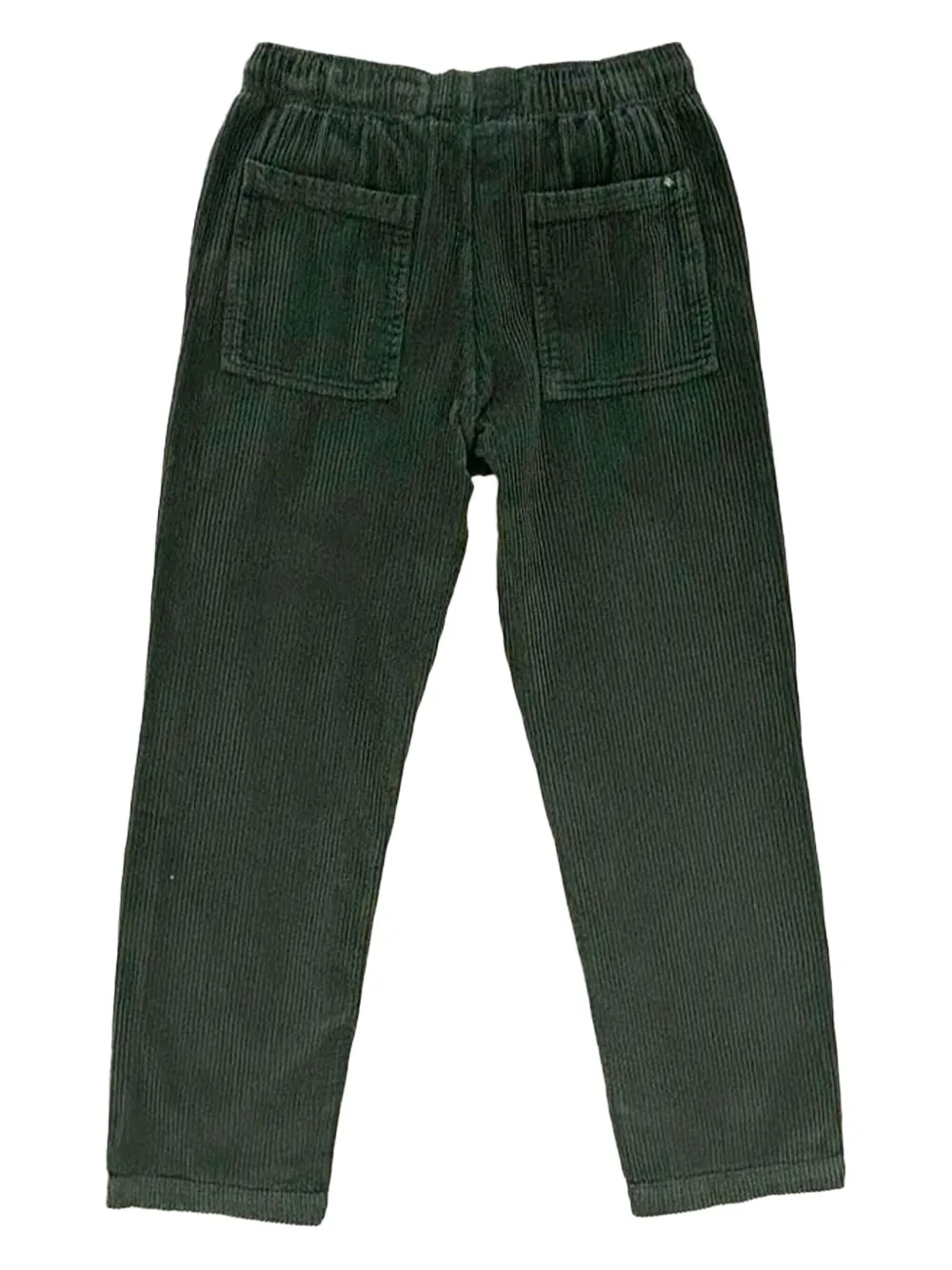Maison Labiche corduroy drawstring trousers - Groen