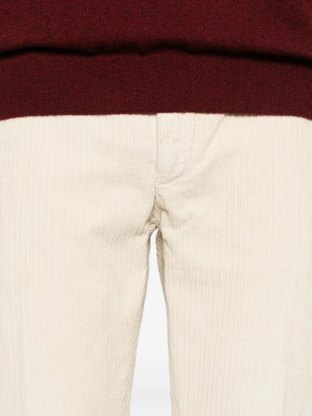 40 WEFT Ribfluwelen chino Beige