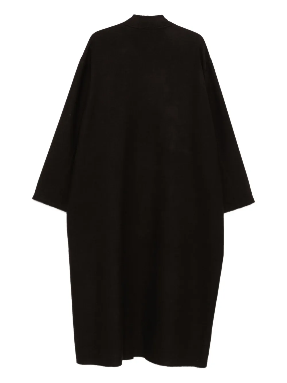 Dušan Open-front Coat In Brown