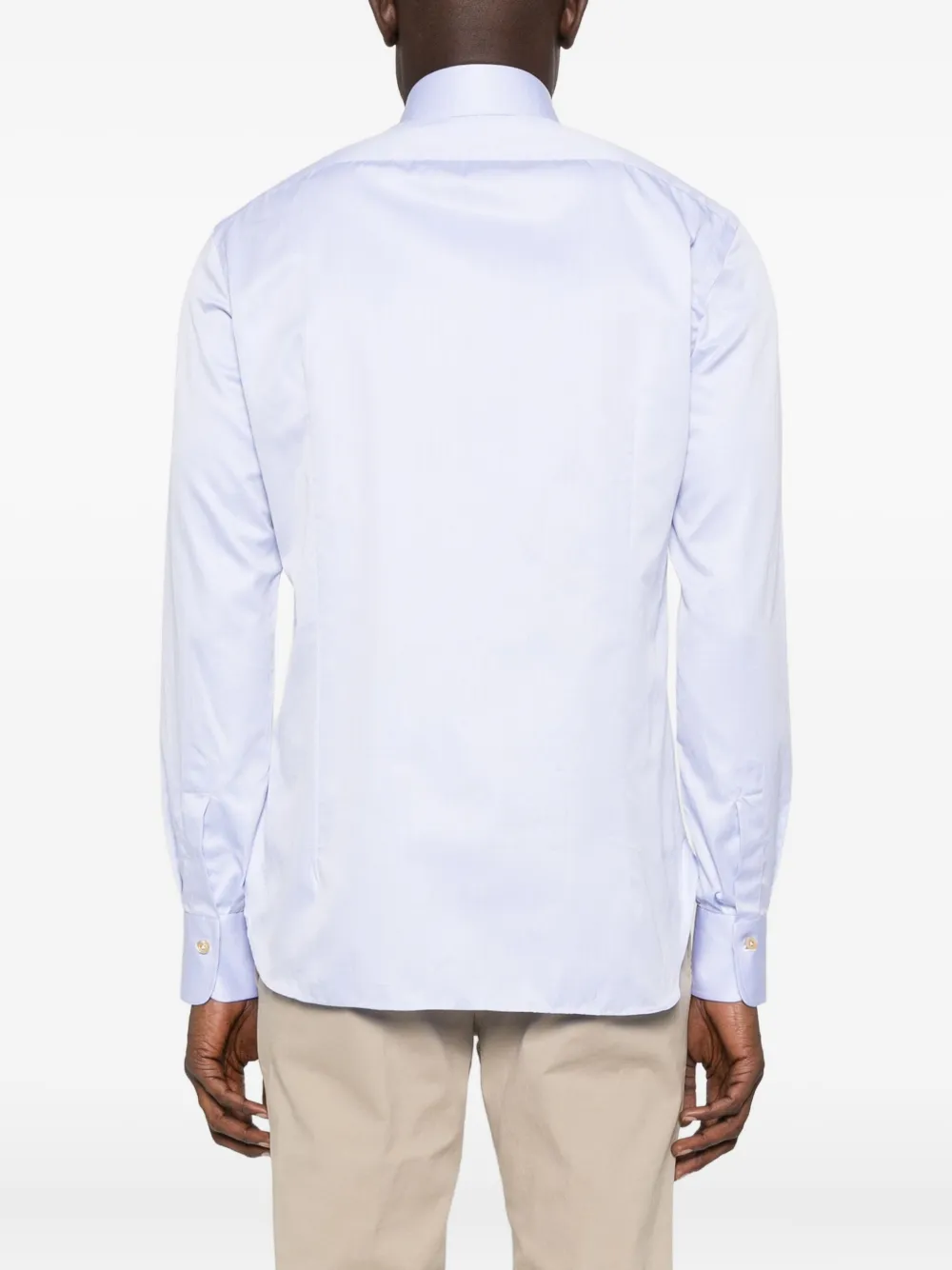 Kiton Overhemd met knopen Blauw