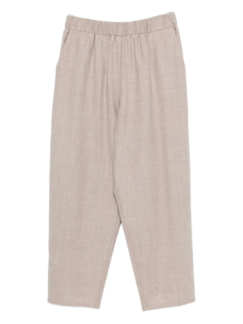 Dušan Elastic-waist Trousers In Neutral