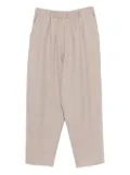 Dusan elastic-waist trousers - Neutrals