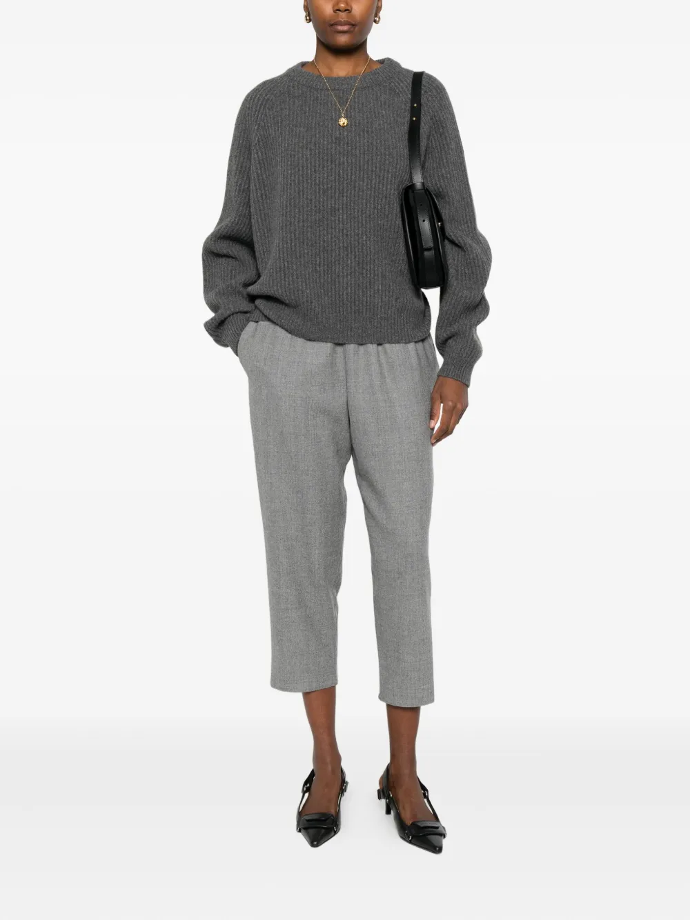 Dušan Elasticated-waist Trousers In Brown