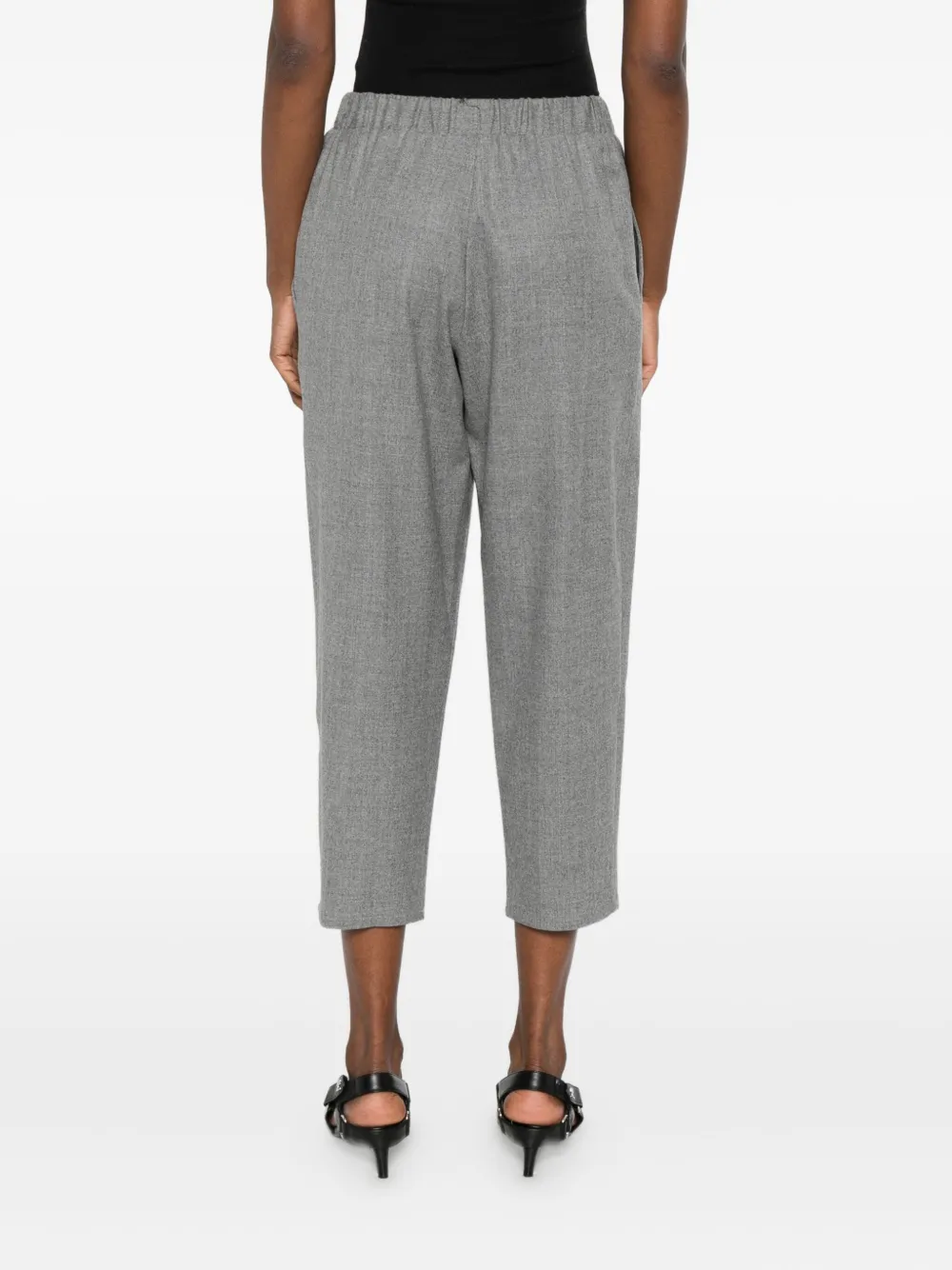 Dušan Elasticated-waist Trousers In Brown