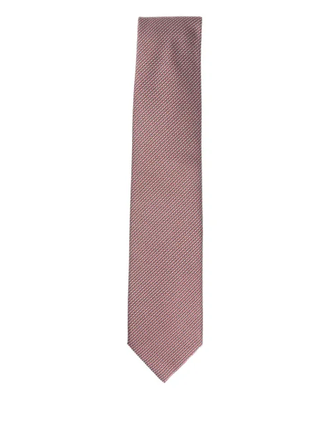 Brioni geometric-pattern silk tie