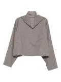 Dusan cropped top - Grey