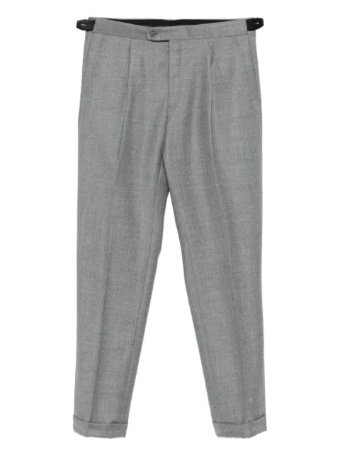 Brioni pleated wool pants