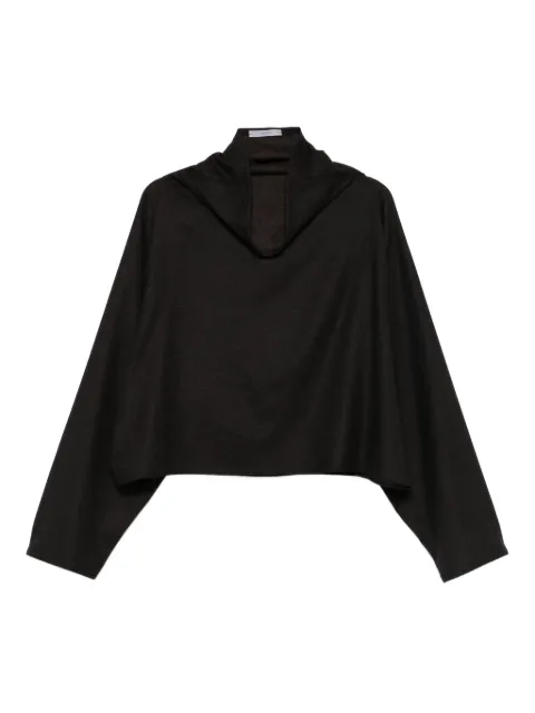Dusan high-neck boxy top