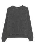 Dusan ribbed crew-neck sweater - Grey