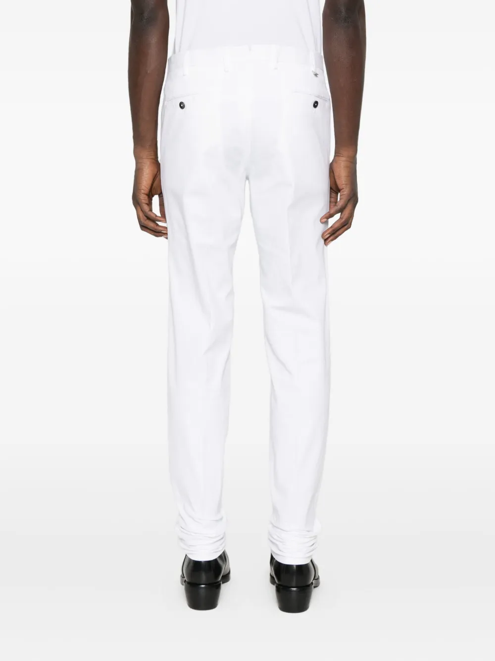 Pt Torino Straight-leg Trousers In White