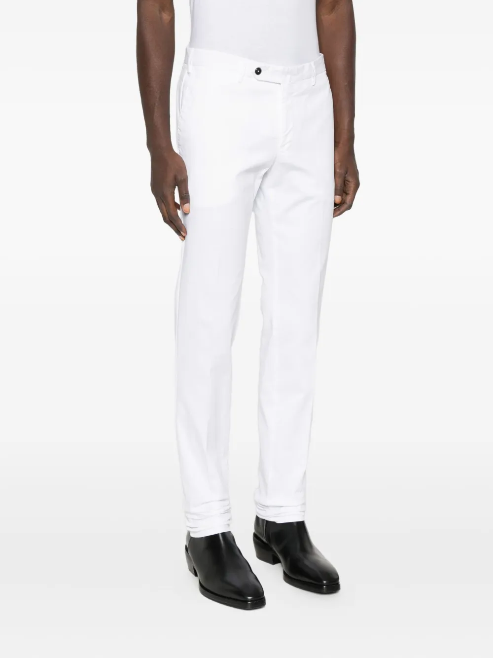 Pt Torino Straight-leg Trousers In White