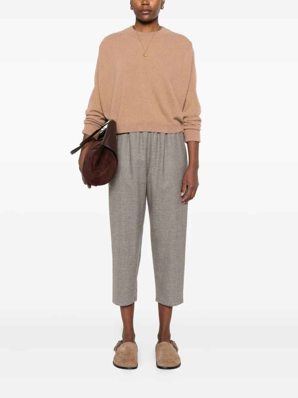 Dušan Crew-neck Sweater In Neutral