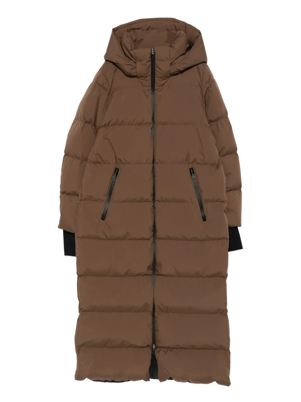 Herno hooded quilted coat | Brown | Image 1