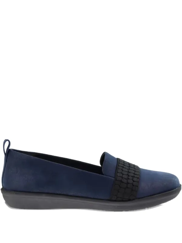 Clarks Originals Ayla Sloane Textured Flat Blue FARFETCH BH