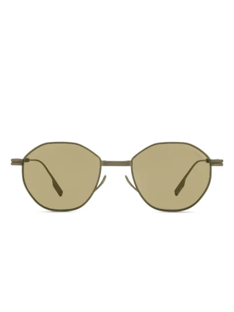 Zegna lentes de sol con armazón redonda