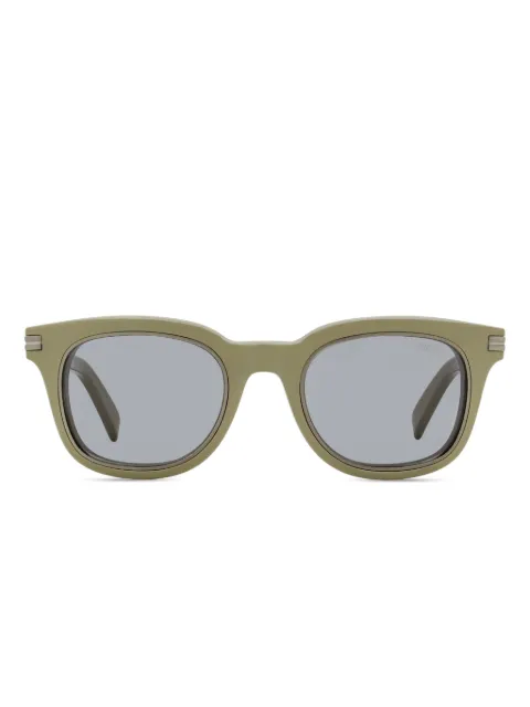 Zegna lentes de sol con armazón rectangular