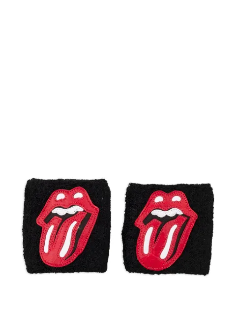Chrome Hearts rolling-stones tongue wristband