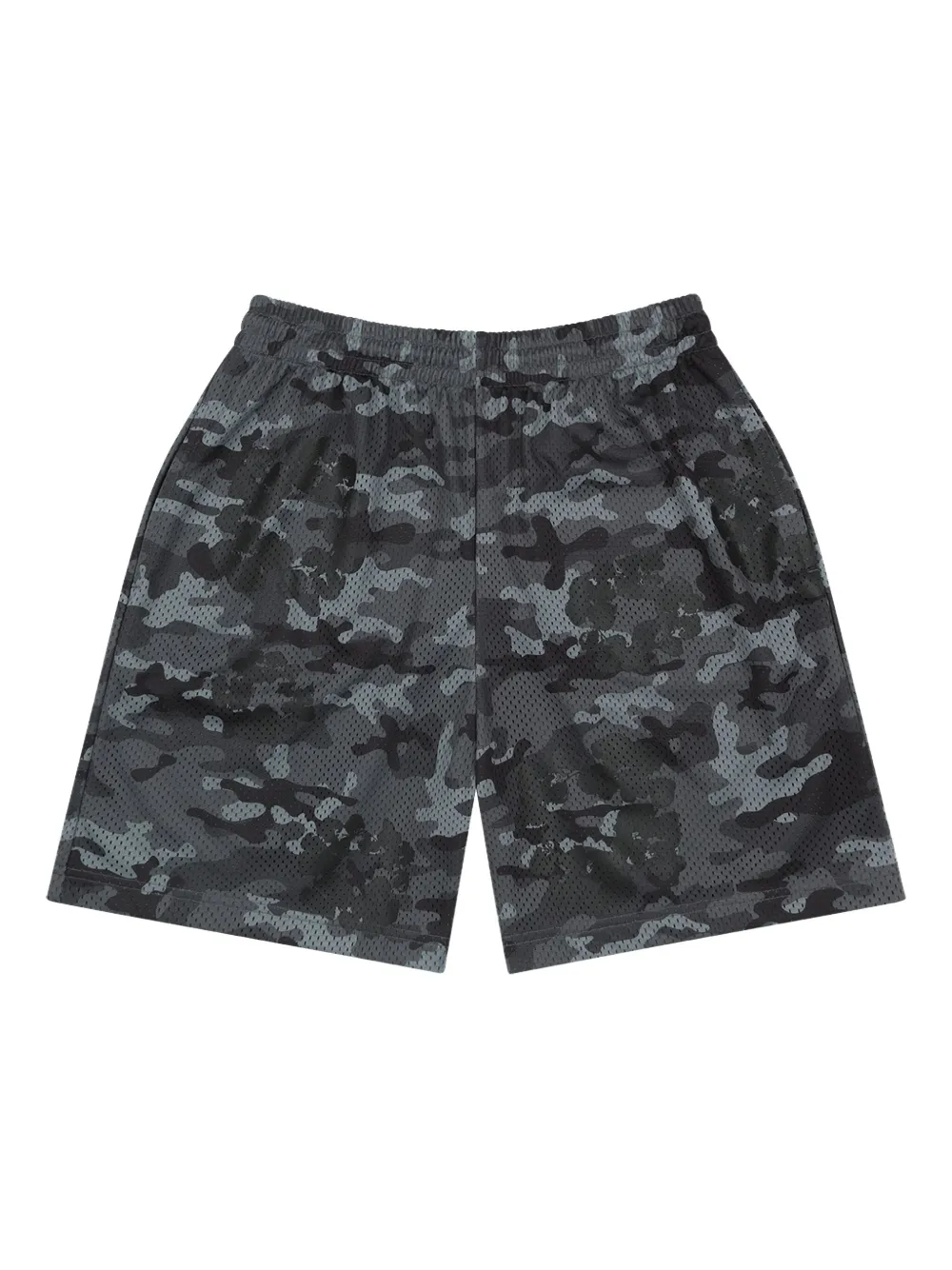 Denim Tears Shorts camouflage in rete - Nero