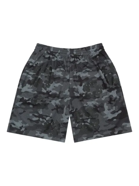 Denim Tears shorts de malla con estampado militar