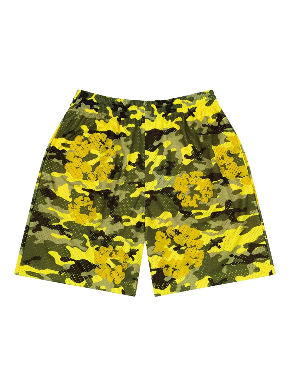 Denim Tears Shorts Camo in rete - Giallo