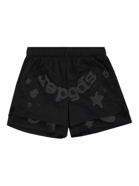 SP5DER Beluga double-layer print track pants