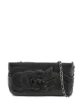 CHANEL Pre-Owned 2005-2006s Camellia No.5 quilted-leather shoulder bag - Black