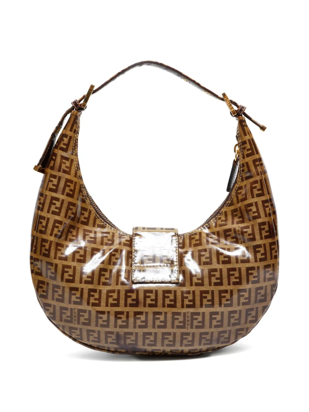 Fendi Pre-Owned 2000-2015s Zucchino half-moon shoulder bag | Pre-Owned | Image 2