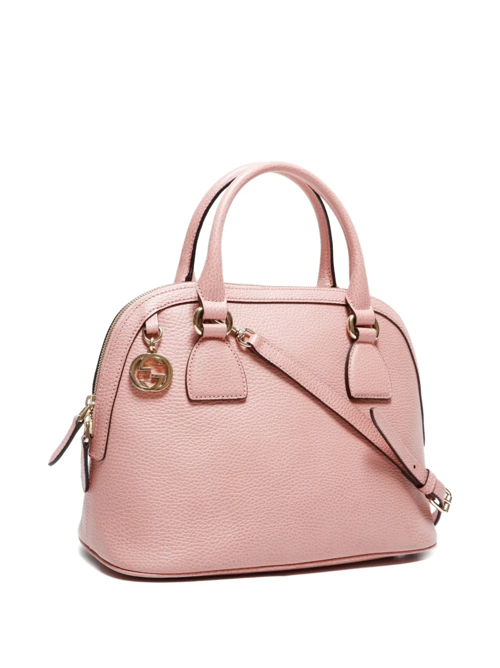 Pre-owned Gucci 2015-2024s 2way Top-handles Leather Tote Bag In Pink