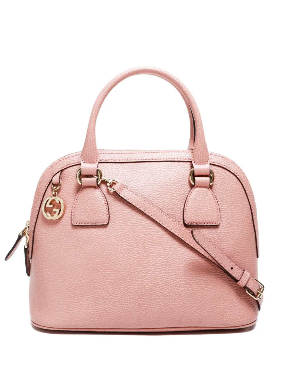 Pre-owned Gucci 2015-2024s 2way Top-handles Leather Tote Bag In Pink