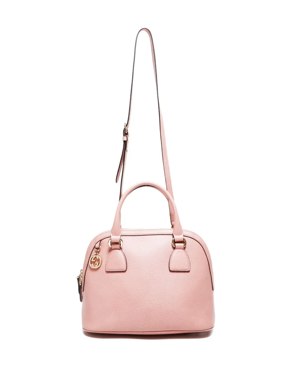 Pre-owned Gucci 2015-2024s 2way Top-handles Leather Tote Bag In Pink