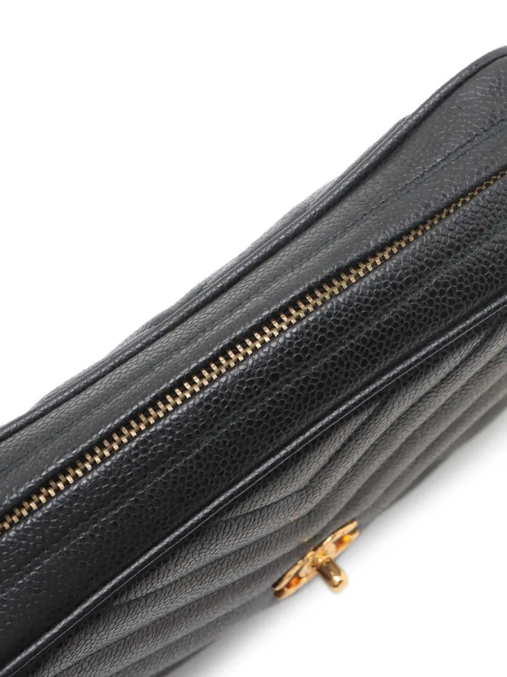 1993-1994 Camera Chevron-Quilted Shoulder Bag