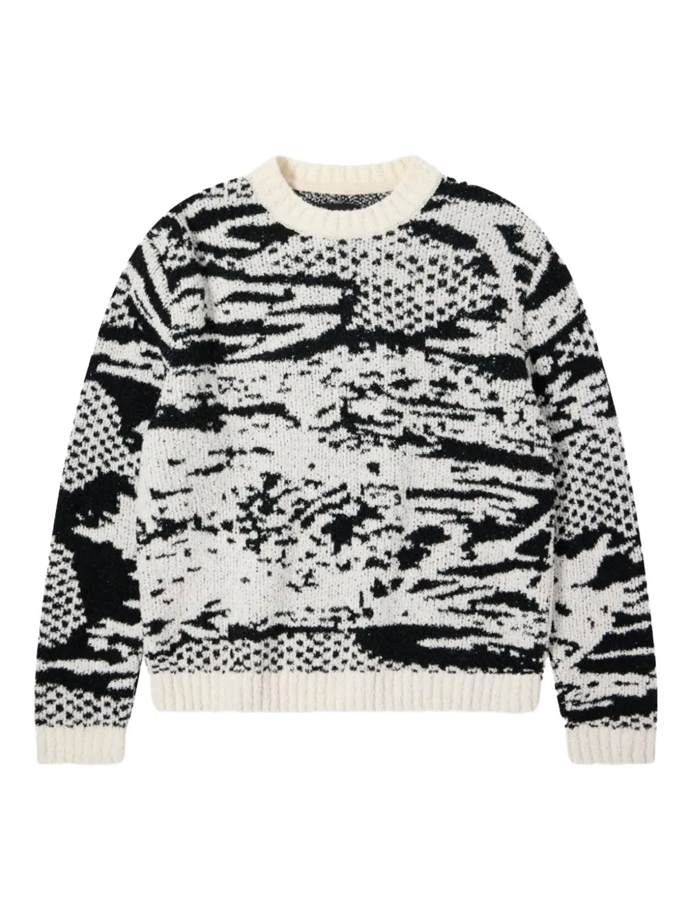 Edwin abstract-pattern sweater | White | Image 1