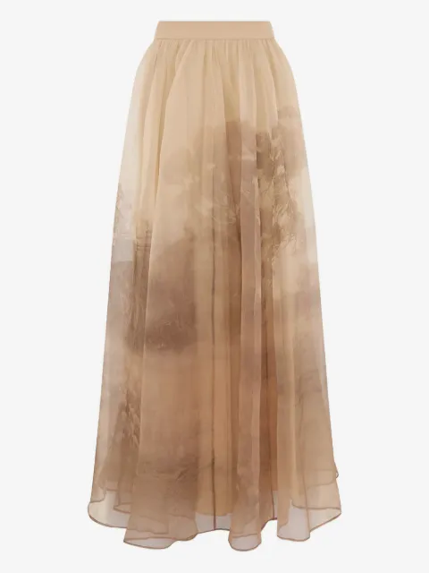 ZIMMERMANN  Memento organza maxi skirt