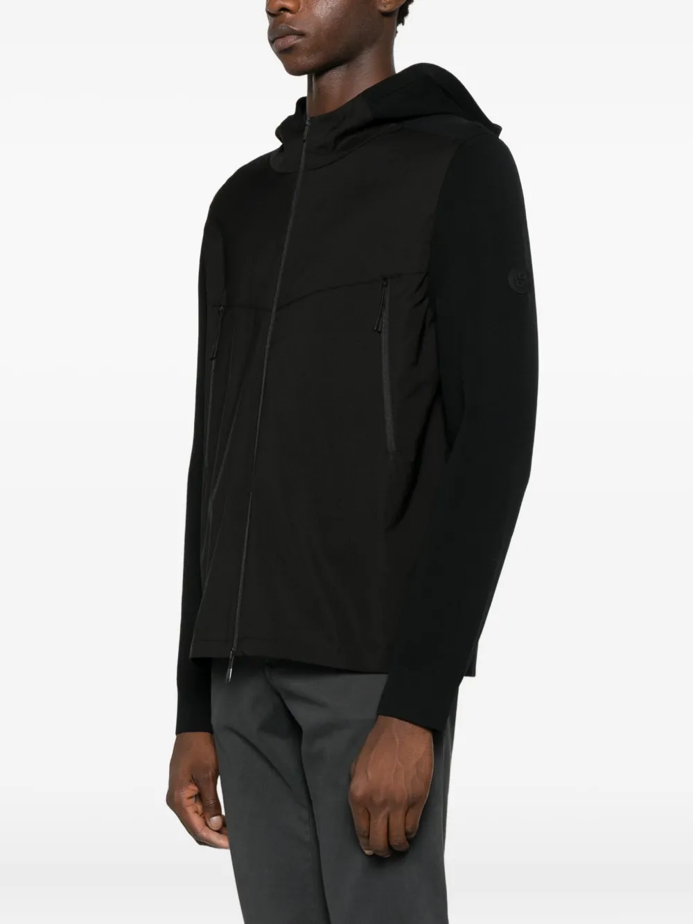 BOSS Jack met capuchon Zwart